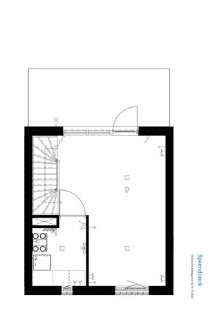 Floorplan - Weverskaarde 26, 5014 DX Tilburg